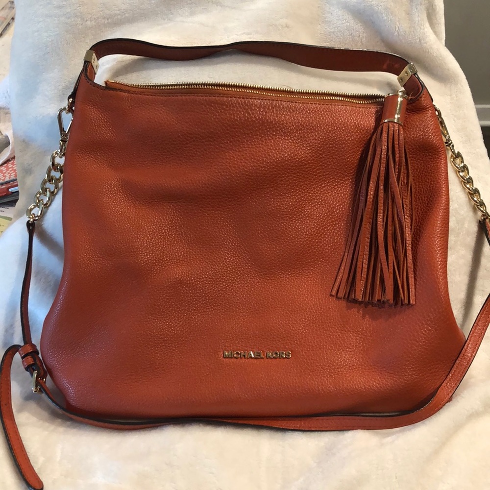 Michael Kors Large Orange Weston Bag